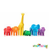 Mes 6 animaux safari magnétiques - Papouille