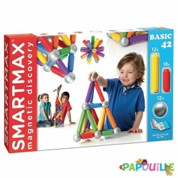 Blocs de construction magnétique basic 42 pieces - Papouille