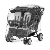 Habillage pluie pour poussette Compass et Odyssey - Papouille