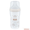 Biberon NUK en verre avec tétine en silicone - 120 ml  - Papouille