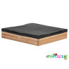 Bac à sable en bois avec rangement - Papouille