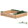 Bac à sable en bois avec rangement - Papouille