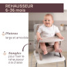 Siège repas et rehausseur Bento pliable - Chicco - Papouille