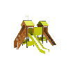 Structure de jeux Actinat - Fixations courtes - Papouille