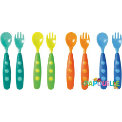 Set de 8 couverts d'apprentissage - Papouille