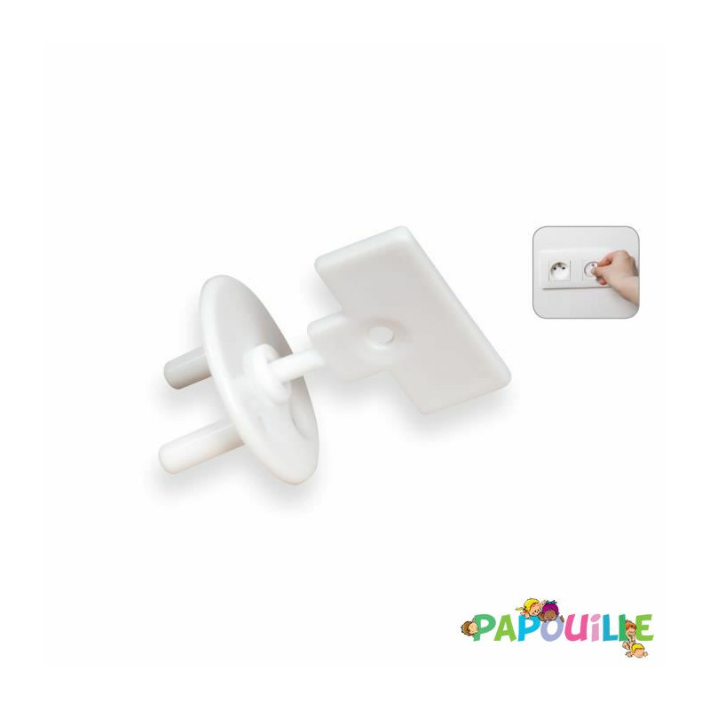 Lot de 12 cache-prise - Papouille