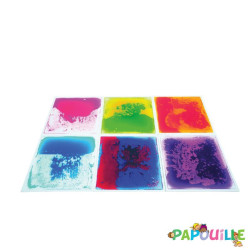 6 dalles sensorielles à eau 30x30cm - Papouille