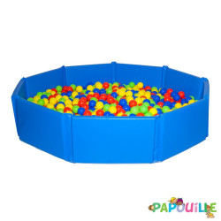 Piscine à balle pliante en mousse pvc 200 x 40 cm - Papouille