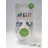 2 tétines bébé débit lent air flex 1 mois + - Papouille
