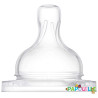 2 tétines bébé débit lent air flex 1 mois + - Papouille