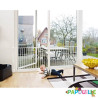 Barrière de sécurité modulable 3 sections 90cm à 223cm flex  - Papouille