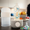 Baby milk second grey : chauffe biberon vapeur - Papouille