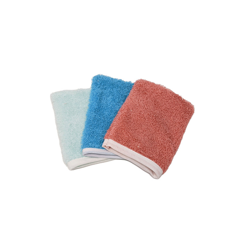 Set de 3 gants de toilette éponge d'apprentissage - Papouille