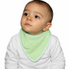Bavoir bandana coton éponge 21 x 12cm bleu - Papouille