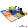 Kit grand parcours d'obstacles en mousse pvc 20 modules - Papouille