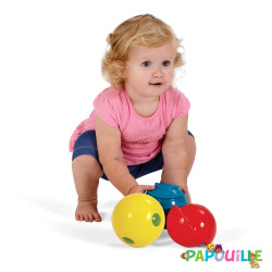 De 3 balles sensorielles de formes différentes - Papouille