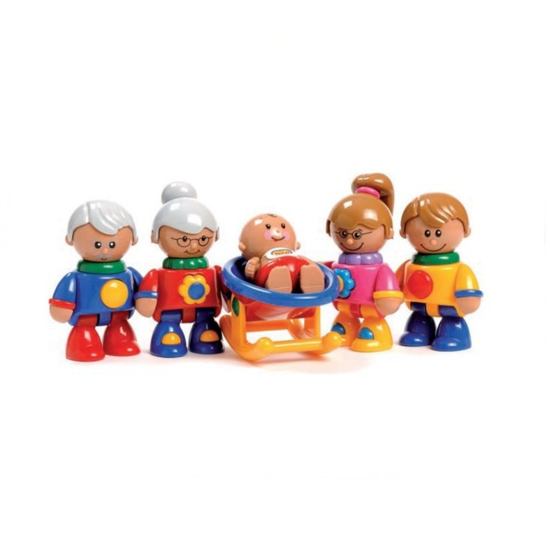 Figurines articulées famille européenne - Papouille