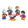 Figurines articulées famille européenne - Papouille