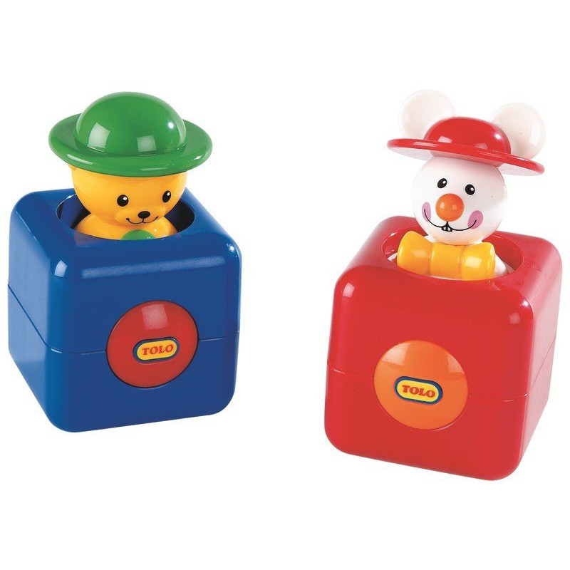 Lot de 2 grands pop-up ours souris - Papouille