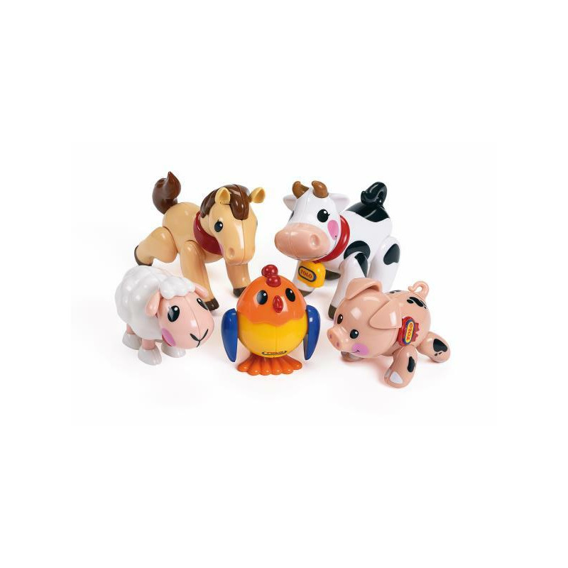 Figurines articulées les animaux de la ferme - Papouille