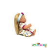 Poupée corps dur avec cheveux 30cm européenne - Papouille