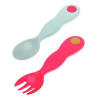 Set 2 couverts bébé d'apprentissage ergonomique - Papouille