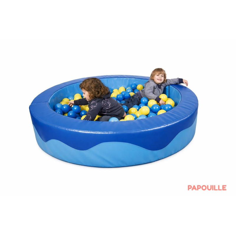 Piscine à balles / parc en mousse rond - Papouille