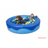 Piscine à balles / parc en mousse rond - Papouille