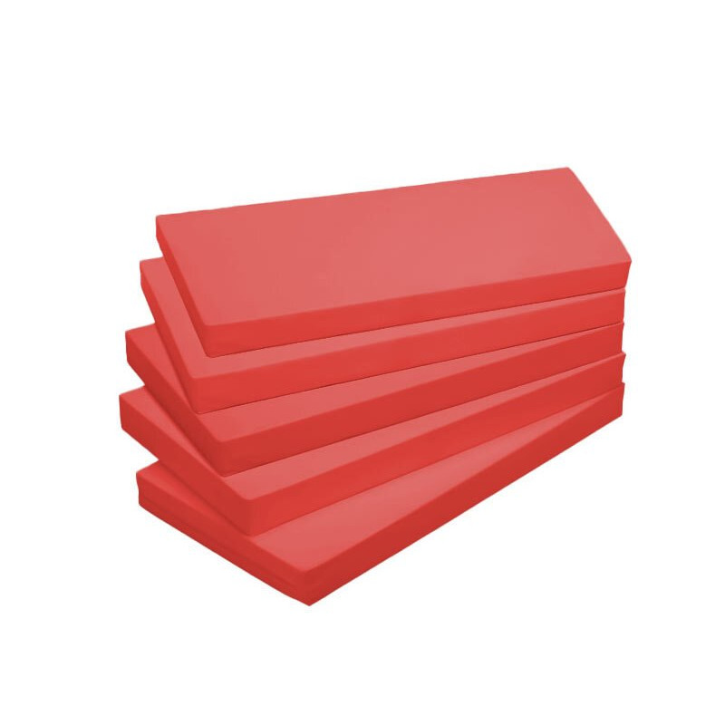 Lot de 5 matelas en tissu lavable 60 x 120 rouge - Papouille