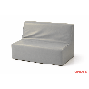 Banquette enfant 2 à 3 places en mousse pvc h. 25cm bleu can - Papouille