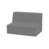 Banquette enfant 2 à 3 places en mousse pvc h. 25cm bleu can - Papouille