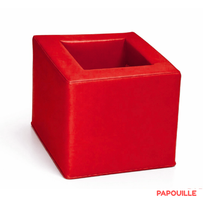 Cube de rangement rouge - Papouille