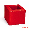 Cube de rangement rouge - Papouille