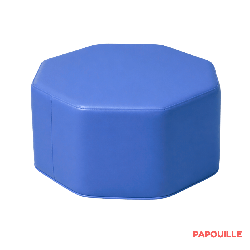 Pouf octogone en mousse pvc h.25cm - Papouille