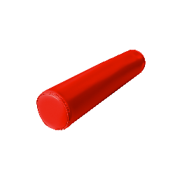 Module gros cylindre en mousse pvc diam. 30 x 120cm rouge - Papouille