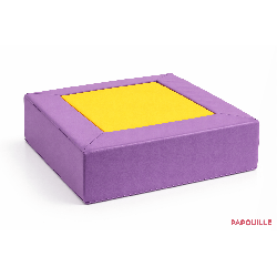 Module de 2 cubes carrés en mousse pvc empilable h.25 - Papouille