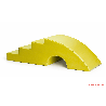 Module dôme à marches en mousse pvc h. 36 cm jaune - Papouille
