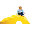 Module dôme à marches en mousse pvc h. 36 cm jaune - Papouille