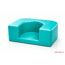 Coin d'assise de sol enfant avec fond en mousse pvc parme - Papouille