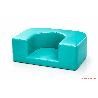 Coin d'assise de sol enfant avec fond en mousse pvc parme - Papouille