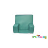 Fauteuil enfant en mousse pvc h.40 rouge - Papouille