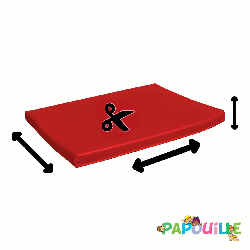Matelas à langer plat en mousse pvc sur mesure ep 4 cm de 0. - Papouille