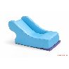 Transat confort en mousse pvc turquoise - Papouille