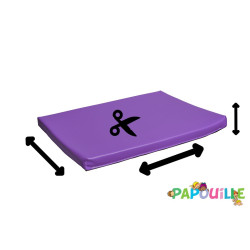 Tapis en mousse sur mesure épaisseur 8cm /m2 groix - Papouille