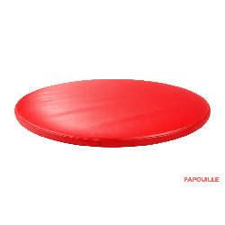 Tapis rond en mousse pvc diam.130cm x ep.3cm rouge - Papouille