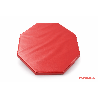 Tapis octogonal en mousse pvc d.130cm x ep.3cm rouge - Papouille