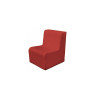 Chauffeuse droite 17 cm rouge - Papouille