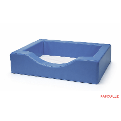 Lit couchette en mousse pvc pour matelas 60x120cm noir - Papouille