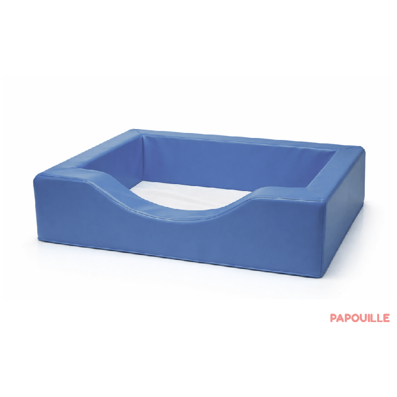 Lit couchette en mousse pvc pour matelas 60x120cm noir - Papouille