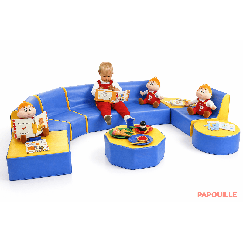 Coin lecture ensemble 9 modules 17 cm - Papouille